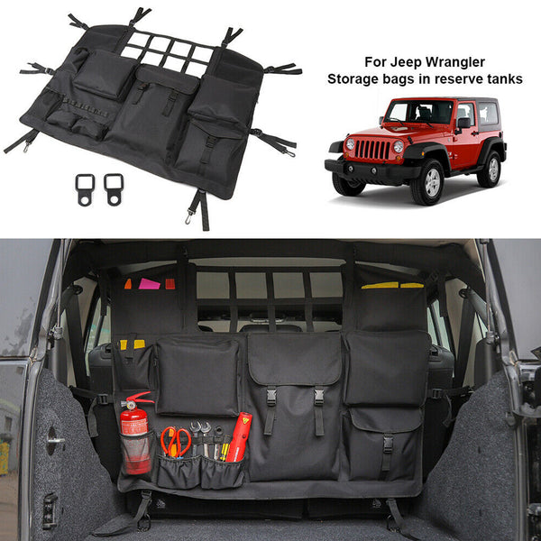 Car Trunk Organizer Storage Bag fit for Jeep Wrangler JK JL 07-20 Accessories Generic
