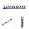 1PC 3D HYBRID Words Car Sticker Metal Emblem Rear Car Trunk Badge Generic