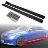 Universal Car Front Bumper Lip Spoiler Diffuser Body Kits + 2.2m Side Skirt Splitter Generic