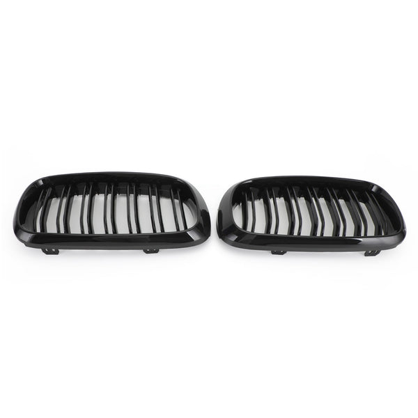 13-18 BMW X5M F85 X6M F86 X5 F15 X6 F16 Gloss Black Dual Front Kidney Grille Generic