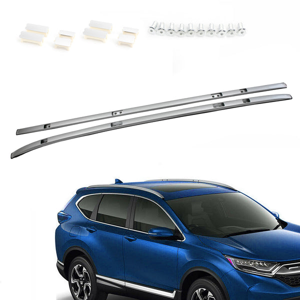 Honda CRV 2017-2020 Pair Silver Aluminium Roof Rack Rail Generic
