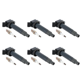 2004-2008 Toyota Solara 3.3L V6 6PCS Ignition Coil+6PCS Spark Plug 90919-02234 UF267 1788315 6731301 Generic