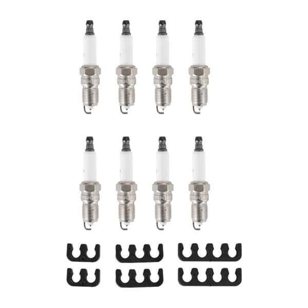 2001-2007 Mercruiser All Models 8 Pack Square Ignition Coil & Spark Plug Wire 12556893 12558693 12570553 Generic