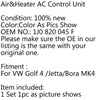 Contr?le Panel Pour AF VW Golf Fresh Air&Heater Assembly MK4 De Jetta AC Generic