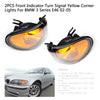 Front Indicator Turn Signal Yellow Corner Lights Fit For BMW 3 Series E46 02-05 Generic