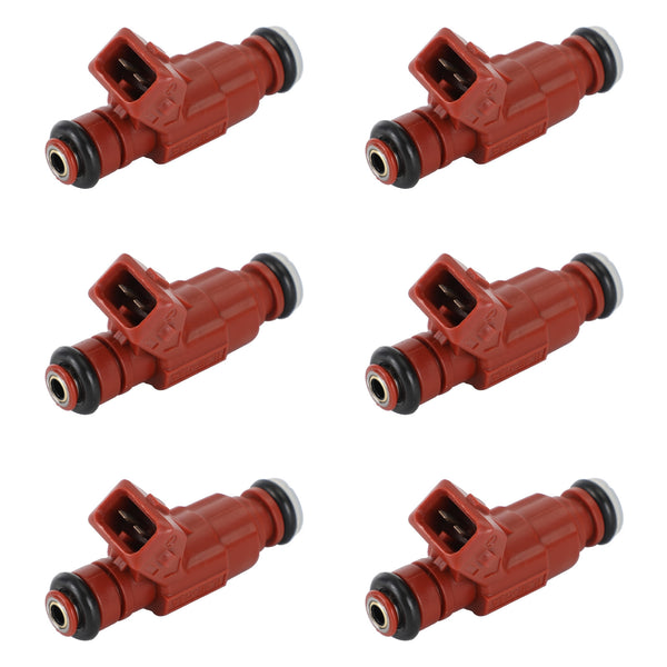 6PCS Fuel injectors 0280156028 1L2E-C5A 822-11139 Fit 2002-2003 Ford Explorer 4.0L 2002-2004 Mercury Mountaineer 4.0L Generic