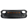 2018-2021 Wrangler JL Front Bumper Grille Grill With LED Amber Light Generic