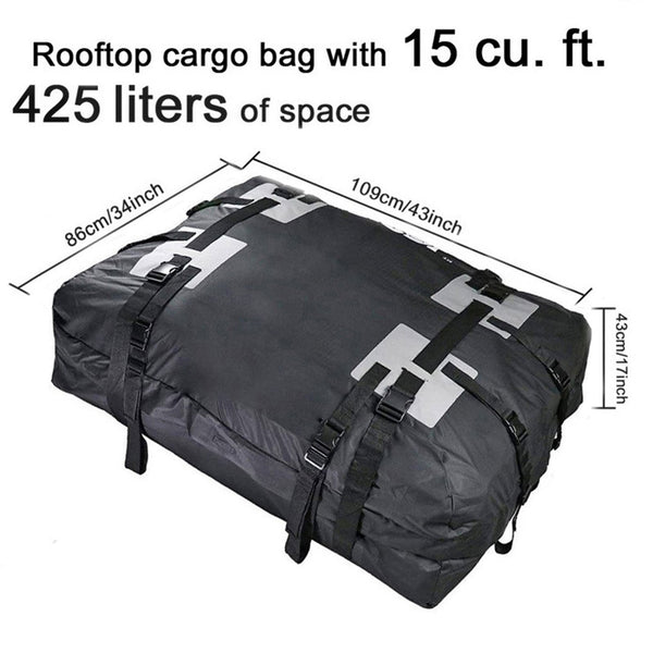 Waterproof Car Roof Top Rack Carrier Cargo Bag Luggage Storage Cube Bag Travel Generic