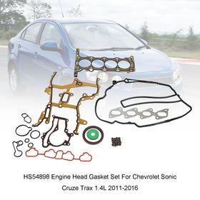 Chevrolet Sonic Cruze Trax 1.4L 2011-2016 HS54898 Engine Head Gasket Set Generic