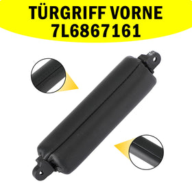 7L6867161 Front Inside Leather Door Handle Left or Right For VW Touareg 02-10 Generic