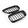 Black & Chrome Diamond Grille For 2002-2005 BMW E46 Saloon/Touring Facelift 4Dr Generic