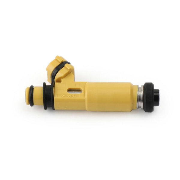 1???ﾃｬ?ﾂｨ|440Cc 4-Hole Yellow Denso Fuel Injectors 195500-4450 For Mazda (04-08 Rx-8)